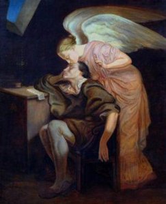 The Kiss of the Muse by Paul Cezanne